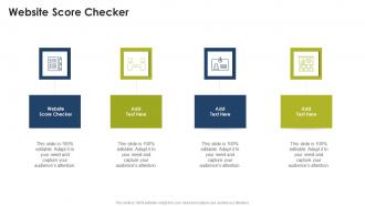 Website Score Checker In Powerpoint And Google Slides Cpb