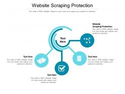 Website scraping protection ppt powerpoint presentation outline infographic template cpb