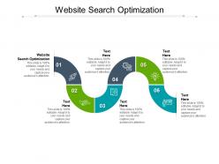 Website search optimization ppt powerpoint presentation layouts designs cpb