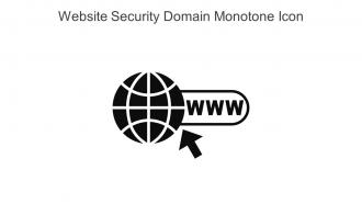 Website Security Domain Monotone Icon In Powerpoint Pptx Png And Editable Eps Format