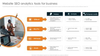 Website SEO Analytics Tools For Business