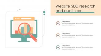 Website SEO Research And Audit Icon