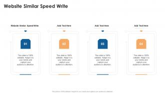 Website Similar Speed Write In Powerpoint And Google Slides Cpb