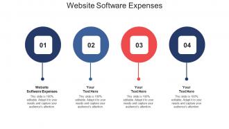 Website software expenses ppt powerpoint presentation infographic template cpb