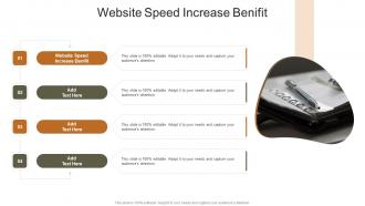 Website Speed Increase Benifit In Powerpoint And Google Slides Cpb