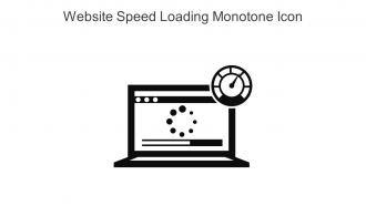Website Speed Loading Monotone Icon In Powerpoint Pptx Png And Editable Eps Format