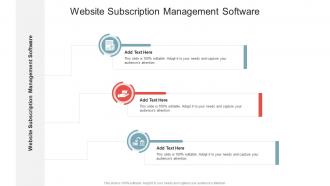 Website Subscription Management Software In Powerpoint And Google Slides Cpb