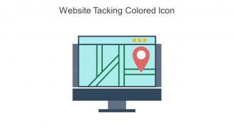 Website Tacking Colored Icon In Powerpoint Pptx Png And Editable Eps Format
