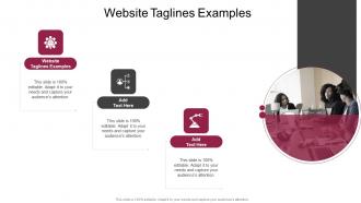 Website Taglines Examples In Powerpoint And Google Slides Cpb