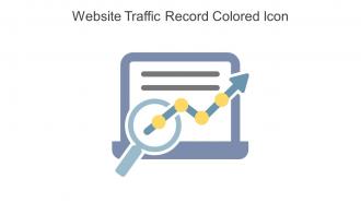 Website Traffic Record Colored Icon In Powerpoint Pptx Png And Editable Eps Format
