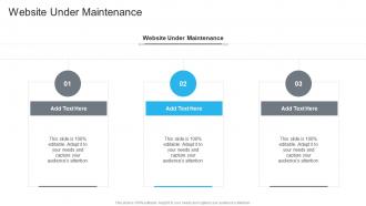 Website Under Maintenance In Powerpoint And Google Slides Cpb