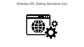 Website URL Setting Monotone Icon In Powerpoint Pptx Png And Editable Eps Format