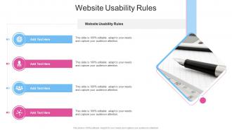 Website Usability Rules In Powerpoint And Google Slides Cpb