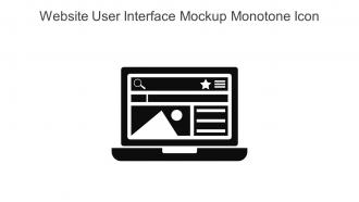 Website User Interface Mockup Monotone Icon In Powerpoint Pptx Png And Editable Eps Format