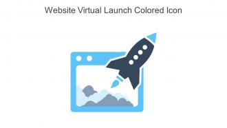 Website Virtual Launch Colored Icon In Powerpoint Pptx Png And Editable Eps Format