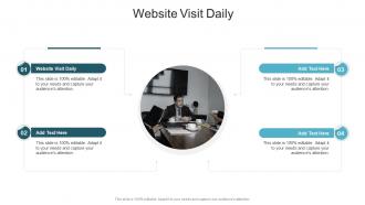 Website Visit Daily In Powerpoint And Google Slides Cpb
