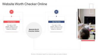 Website Worth Checker Online In Powerpoint And Google Slides Cpb