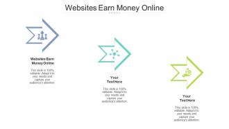 Websites earn money online ppt powerpoint presentation visual aids outline cpb