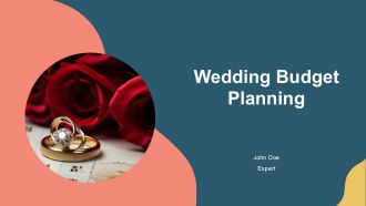 Wedding Budget Planning PPT Sample AT