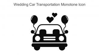 Wedding Car Transportation Monotone Icon In Powerpoint Pptx Png And Editable Eps Format