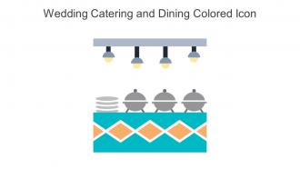 Wedding Catering And Dining Colored Icon In Powerpoint Pptx Png And Editable Eps Format