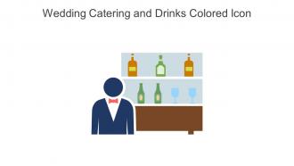 Wedding Catering And Drinks Colored Icon In Powerpoint Pptx Png And Editable Eps Format