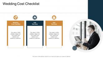 Wedding Cost Checklist In Powerpoint And Google Slides Cpb