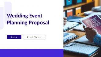 Wedding Event Planning Proposal PPT Graphics AT