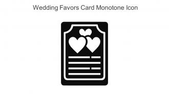 Wedding Favors Card Monotone Icon In Powerpoint Pptx Png And Editable Eps Format