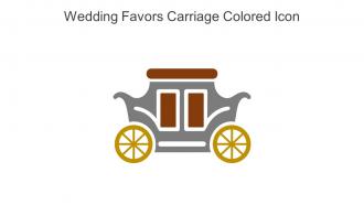 Wedding Favors Carriage Colored Icon In Powerpoint Pptx Png And Editable Eps Format