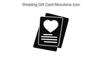 Wedding Gift Card Monotone Icon In Powerpoint Pptx Png And Editable Eps Format