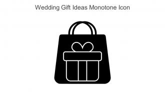 Wedding Gift Ideas Monotone Icon In Powerpoint Pptx Png And Editable Eps Format