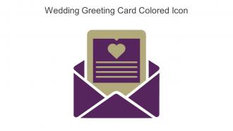 Wedding Greeting Card Colored Icon In Powerpoint Pptx Png And Editable Eps Format