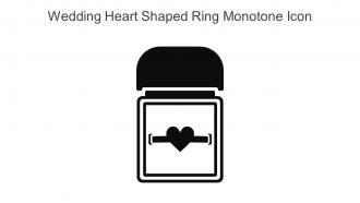 Wedding Heart Shaped Ring Monotone Icon In Powerpoint Pptx Png And Editable Eps Format
