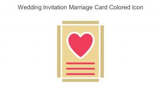 Wedding Invitation Marriage Card Colored Icon In Powerpoint Pptx Png And Editable Eps Format