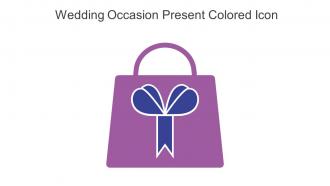 Wedding Occasion Present Colored Icon In Powerpoint Pptx Png And Editable Eps Format