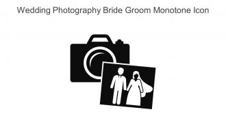 Wedding Photography Bride Groom Monotone Icon In Powerpoint Pptx Png And Editable Eps Format