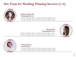 Wedding Planning Proposal Powerpoint Presentation Slides