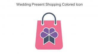 Wedding Present Shopping Colored Icon In Powerpoint Pptx Png And Editable Eps Format