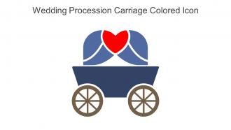 Wedding Procession Carriage Colored Icon In Powerpoint Pptx Png And Editable Eps Format