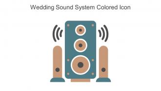 Wedding Sound System Colored Icon In Powerpoint Pptx Png And Editable Eps Format