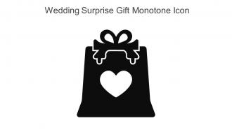 Wedding Surprise Gift Monotone Icon In Powerpoint Pptx Png And Editable Eps Format