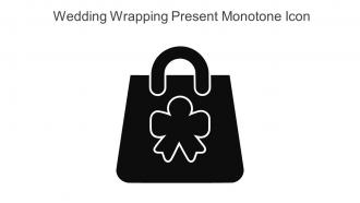 Wedding Wrapping Present Monotone Icon In Powerpoint Pptx Png And Editable Eps Format
