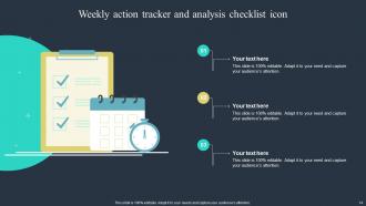 Weekly Action Tracker Powerpoint Ppt Template Bundles