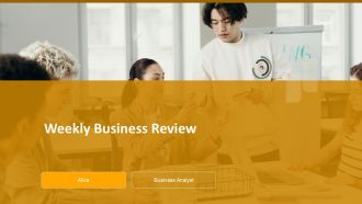 Weekly Business Review PPT Designs ACP