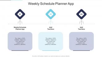 Weekly Schedule Planner App In Powerpoint And Google Slides Cpb