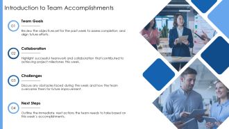Weekly Team Accomplishments And Next Week Planning PPT Slides AT Professionally Captivating