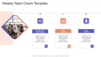 Weekly Team Check Template In Powerpoint And Google Slides Cpb
