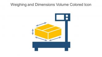 Weighing And Dimensions Volume Colored Icon In Powerpoint Pptx Png And Editable Eps Format