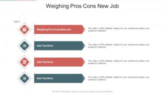 Weighing Pros Cons New Job In Powerpoint And Google Slides Cpb